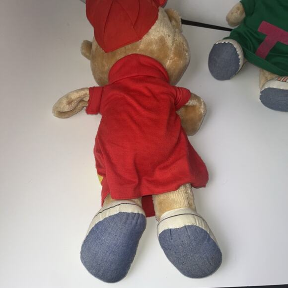 2 Vintage CBS 1983 Alvin & Theodore Chipmunks 20” Alvin Stuffed Plush Toy Bundle - Picture 8 of 12